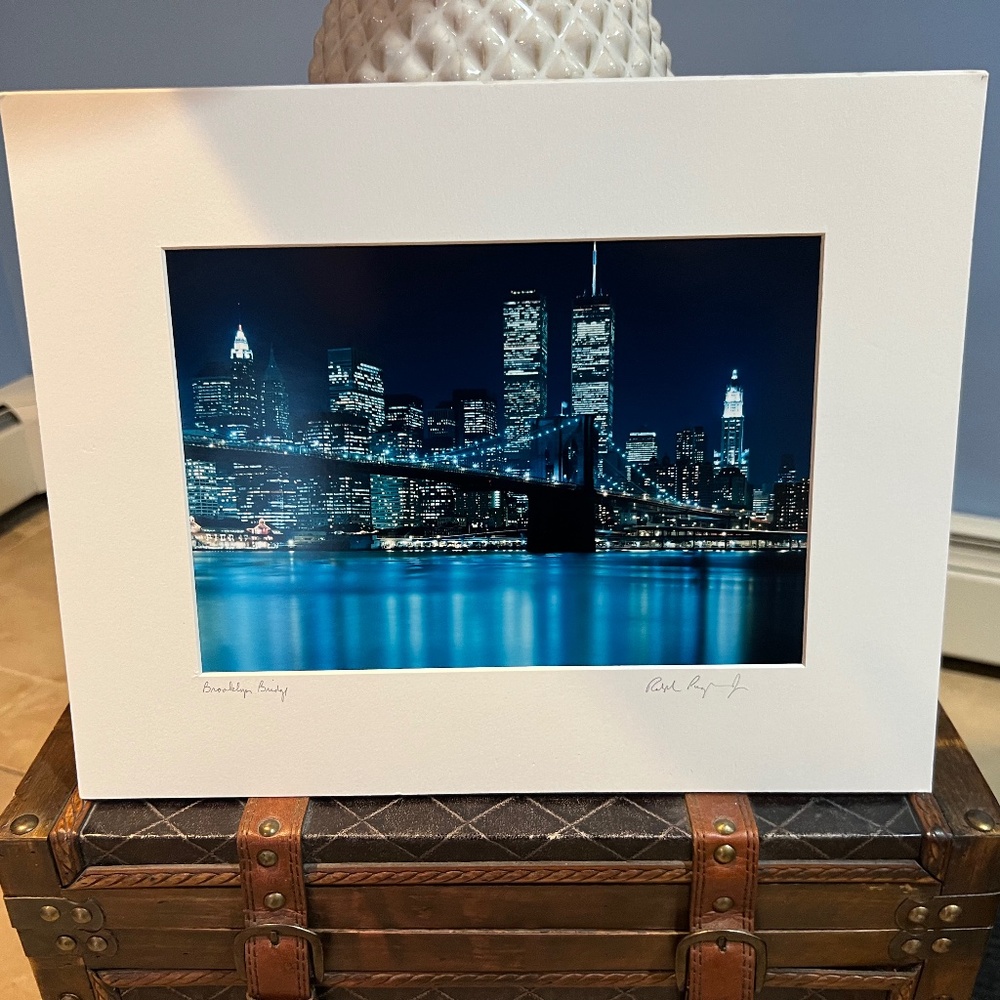 2001 World Trade Center/ Brooklyn bridge photo